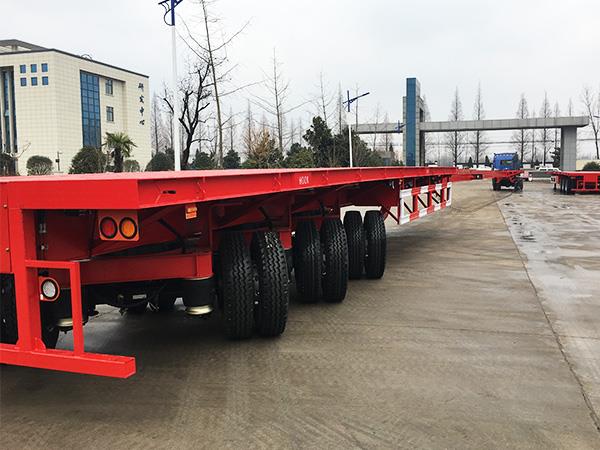 extendable-pole-trailer-with-steering-axles