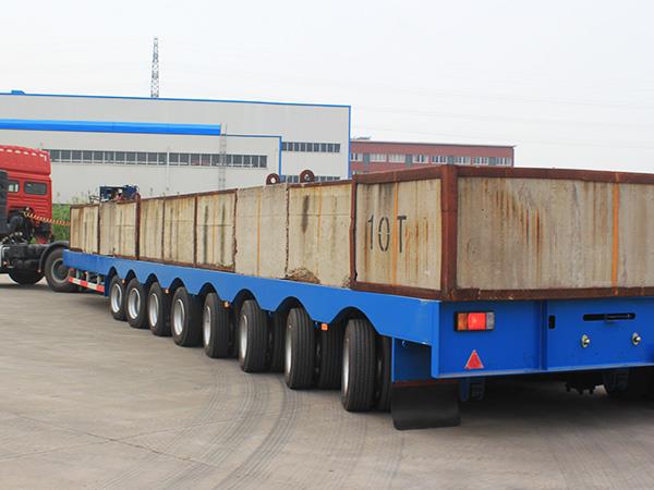 8-axle-Extendable-low-bed-trailer